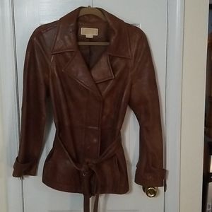 Michael Kors Genuine Leather Jacket